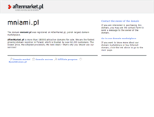 Tablet Screenshot of mniami.pl